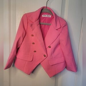 KIDS Pink Double-Breasted Blazer. Size 18-24 Months NWOT